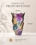 Aurora Prism Sculptural Vase