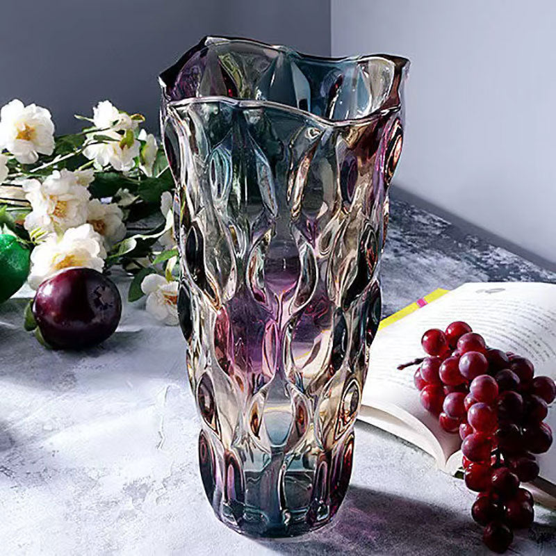 Aurora Prism Sculptural Vase