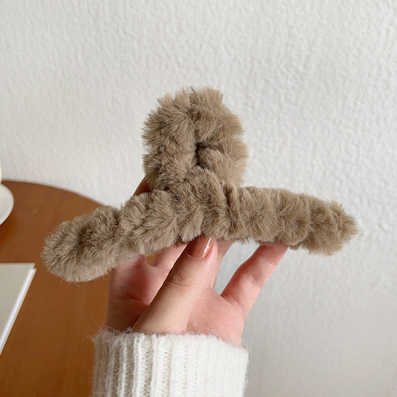 Cloud Plush Claw Hair Clip