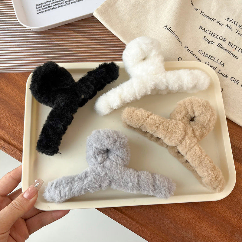 Cloud Plush Claw Hair Clip