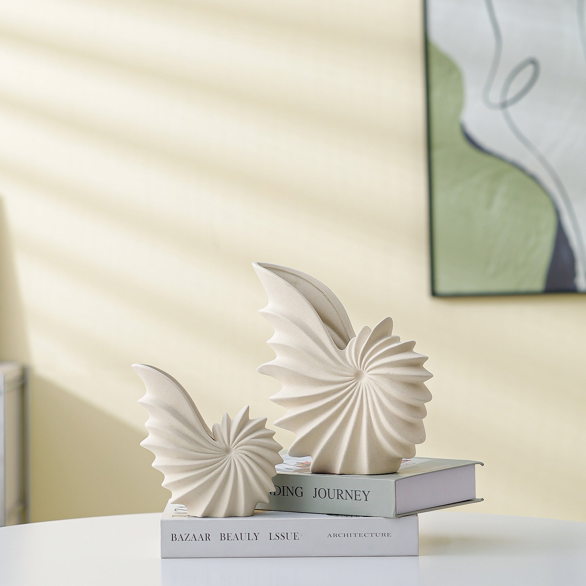 Aurelia Sculptural Shell Vase