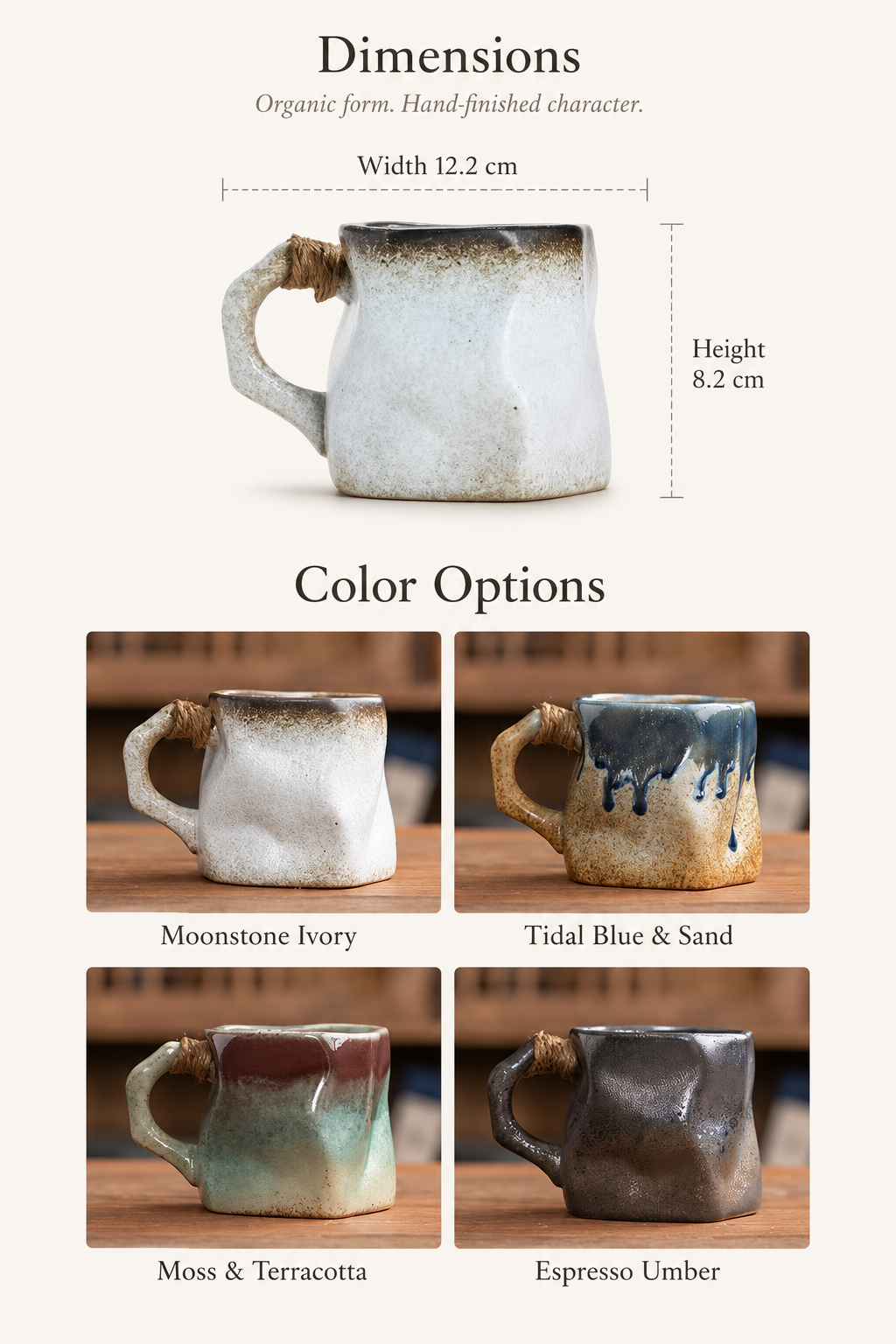 Maren Organic Glaze Mug — 300ml